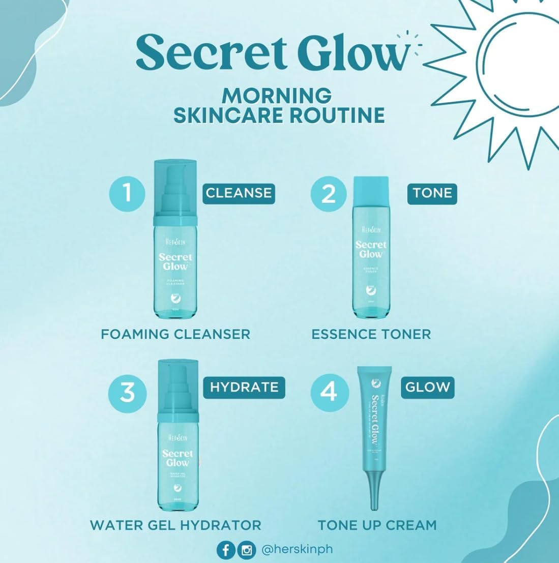 HerSkin Secret Glow Set (Pack of 1)