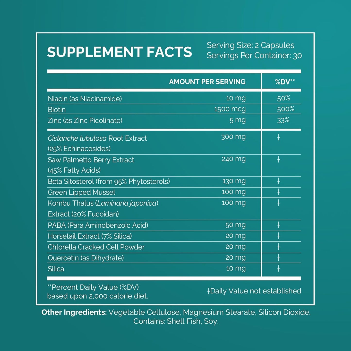 IVL - SeaNu Hair Vitamins Supplements - Hair Strength, Strand Thickness, Hair Growth - with Biotin, Vitamin B3, Zinc, Saw Palmetto Berry Extract, Green Lipped Mussel - Vitamin Hair Growth (3 Pack)