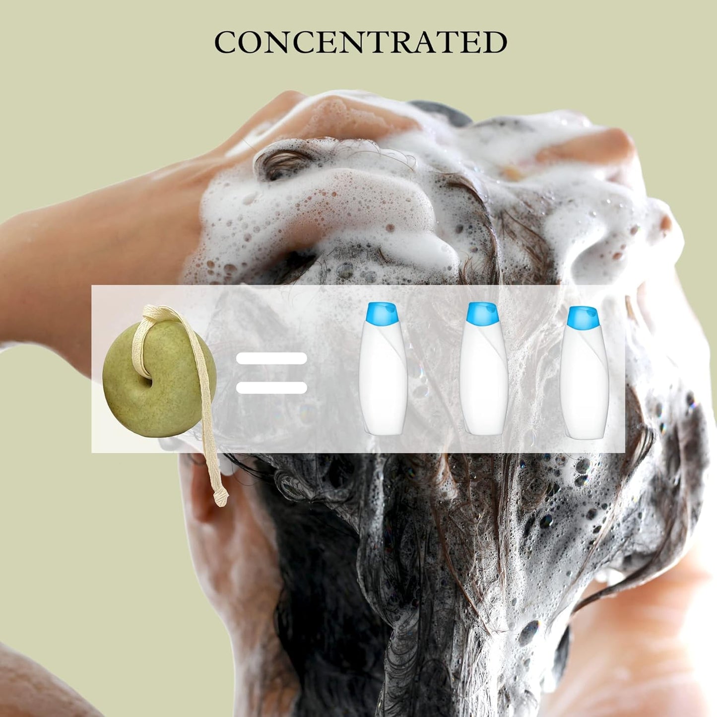 EARTH IS... Shampoo Bar - All Hair Types – Mild Natural Shampoo – Eco-Friendly – Plastic Free - PH-Balanced – Vegan – Sulfate Free – Biodegradable – Zero Waste, 3.7 oz (Herbal with Nettle Leaf)