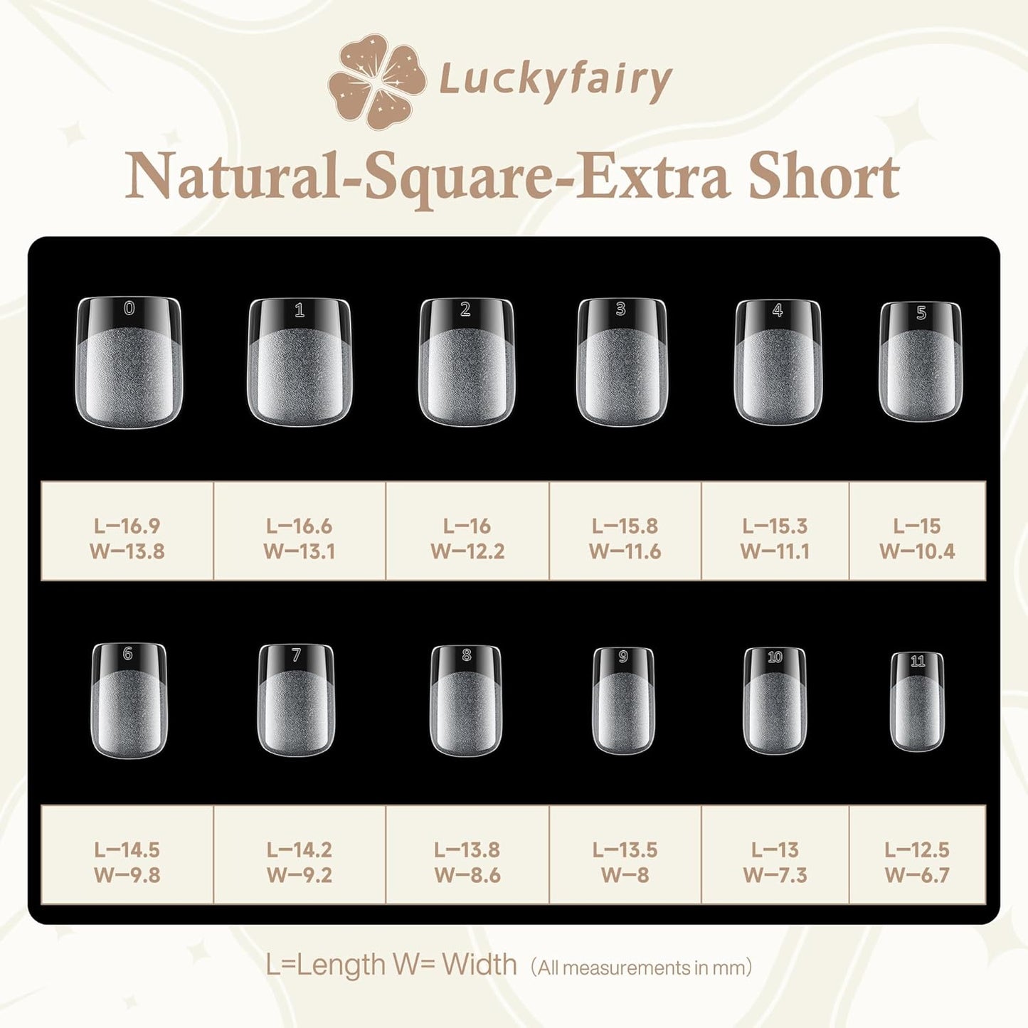 Extra Short Square Nail Tips: XS Short Nail Tips 360PCS Fake Nails 12 Sizes Soft Gel Pre-Shaped Acrylic Clear Square Press on Nails Tips for Nail Extension Home DIY Salon