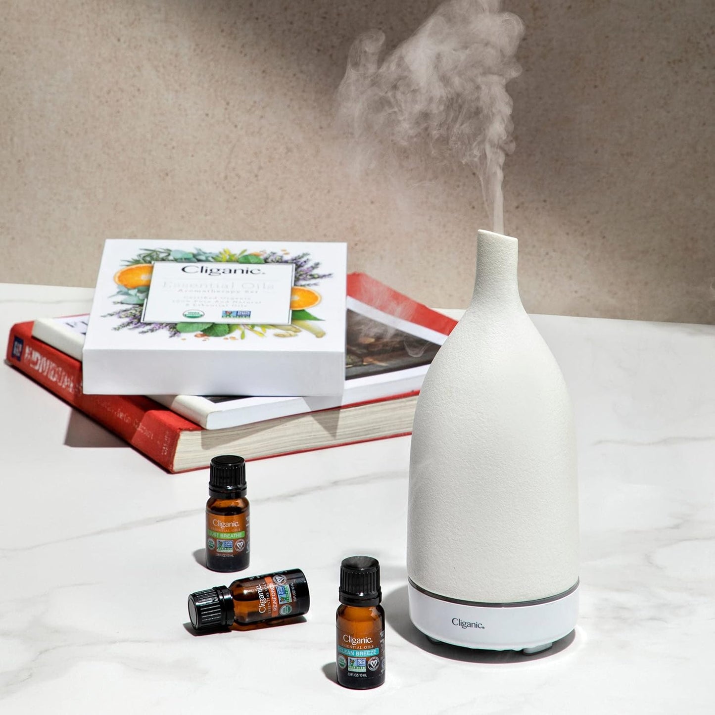 Cliganic Organic Essential Oils Blend - Well Being - Drop of Rejuvenation (Packaging May Vary)