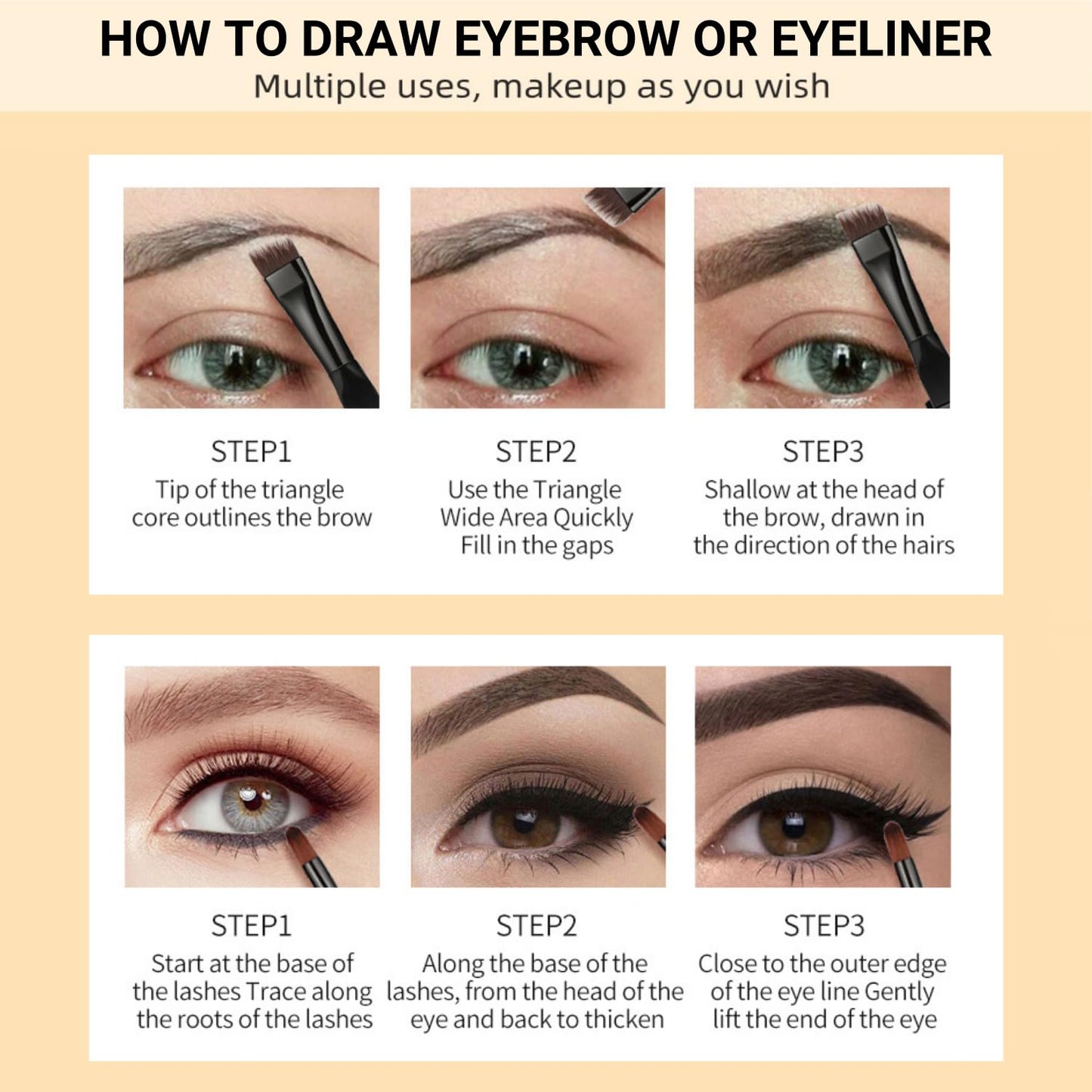 Eyebrow Pomade - Waterproof Brow Pomade for Long-lasting Results,Smudge Proof and Sweat Resistant Formula,Natural Eyebrow Makeup for All Skin Types and Tones - Medium Brown