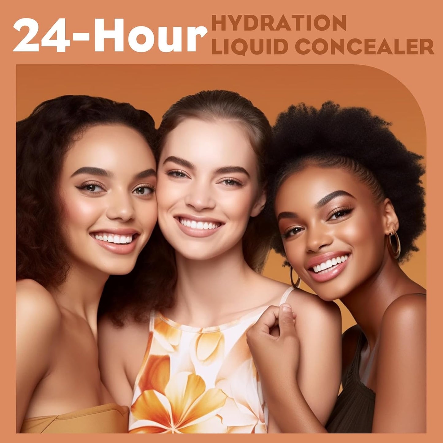 UCANBE Liquid Concealer Stick, Conceals, Covers, Highlights, Medium to Full Coverage Hydrating Color Corrector Face Makeup for Under Eye Dark Circles, Redness, Dullness, Fine Lines - Light-0.3 Fl.oz