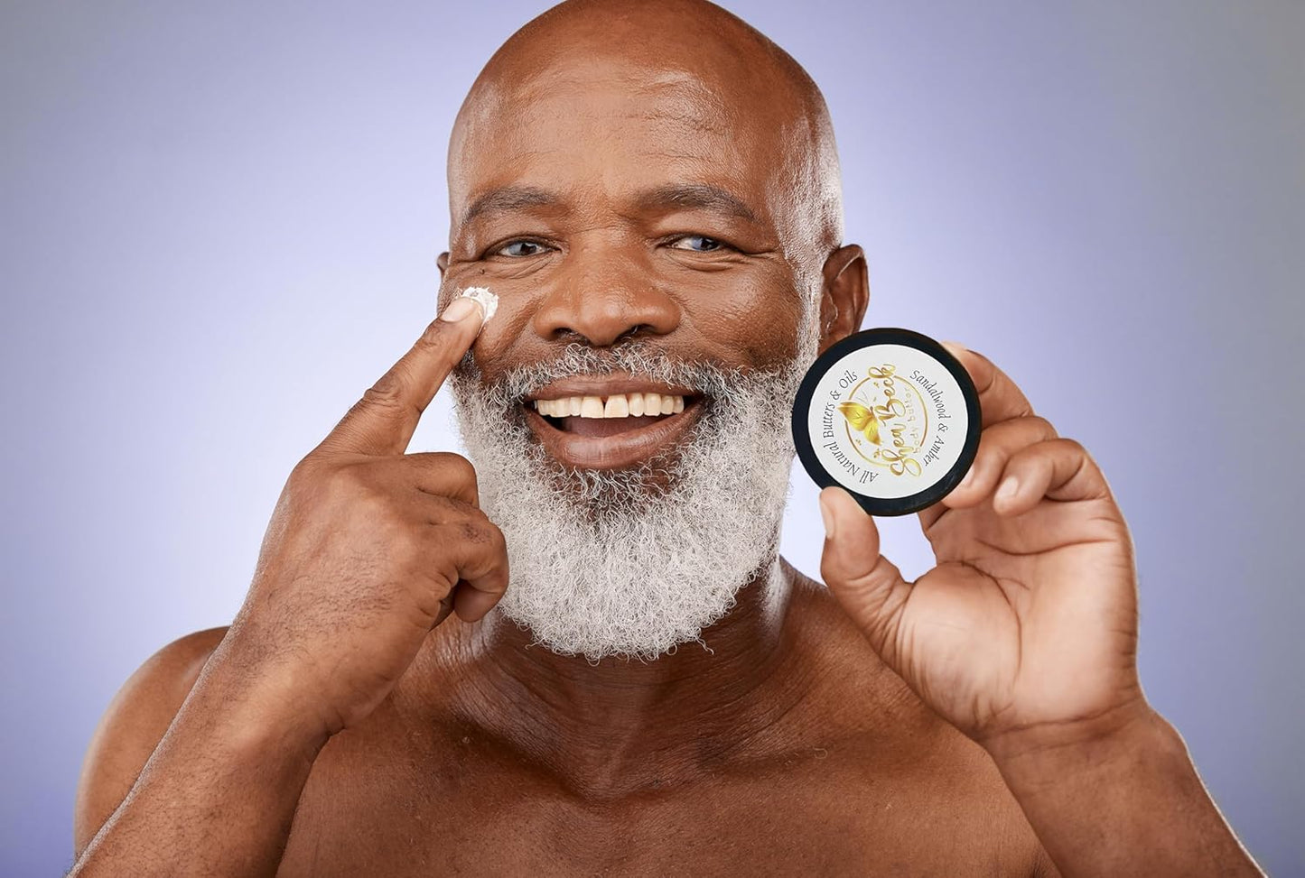 Body Butter Blend: Natural Shea, Cocoa, & Mango w/Jojoba Oil for Radiant Skin and Beard | Moisturizing (8 Oz, Fresh Linen)