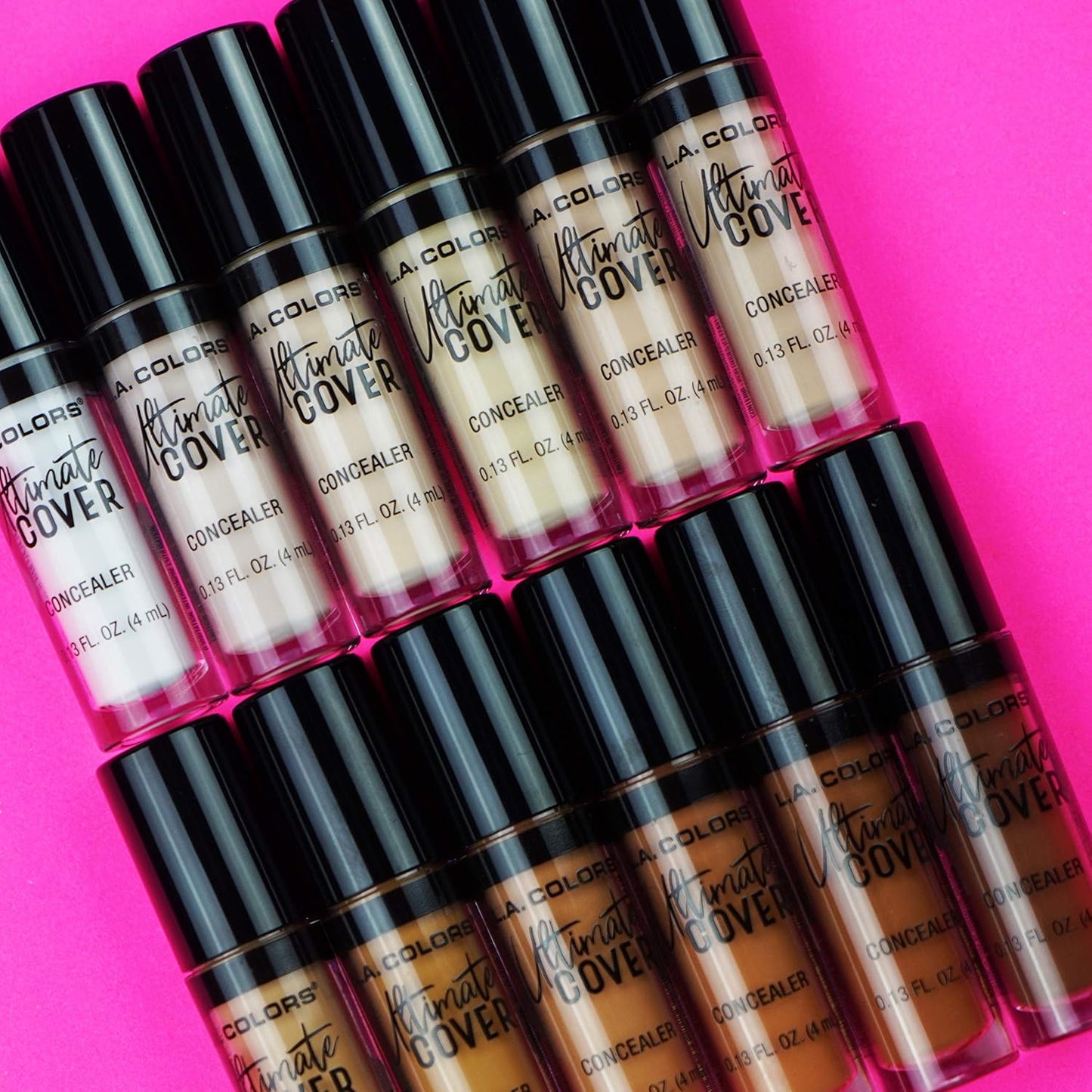 L.A. COLORS Ultimate Cover Concealer- Almond, 0.13 Fl Oz