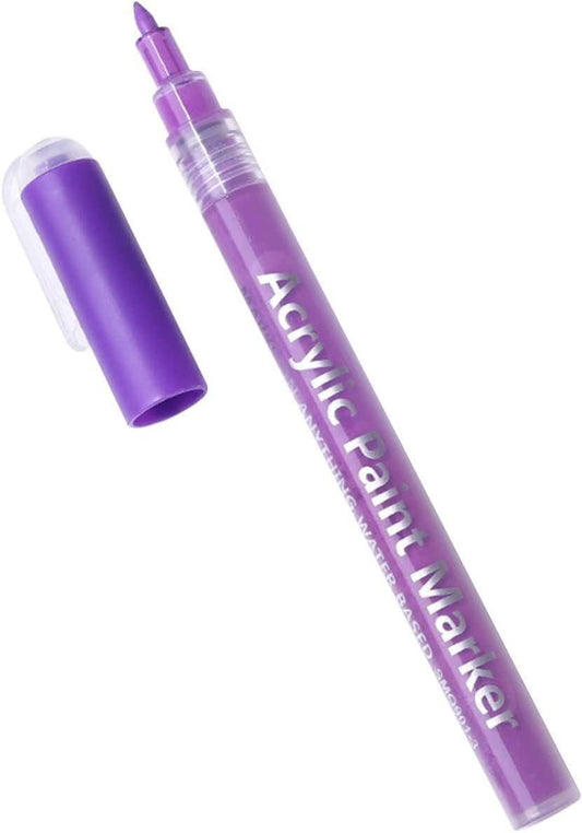 Nail Polish Pen, 1 PCS Nail Art Pen, Nail Pencil, DIY Drawing Painting Pen, for Nails DIY (Purple)