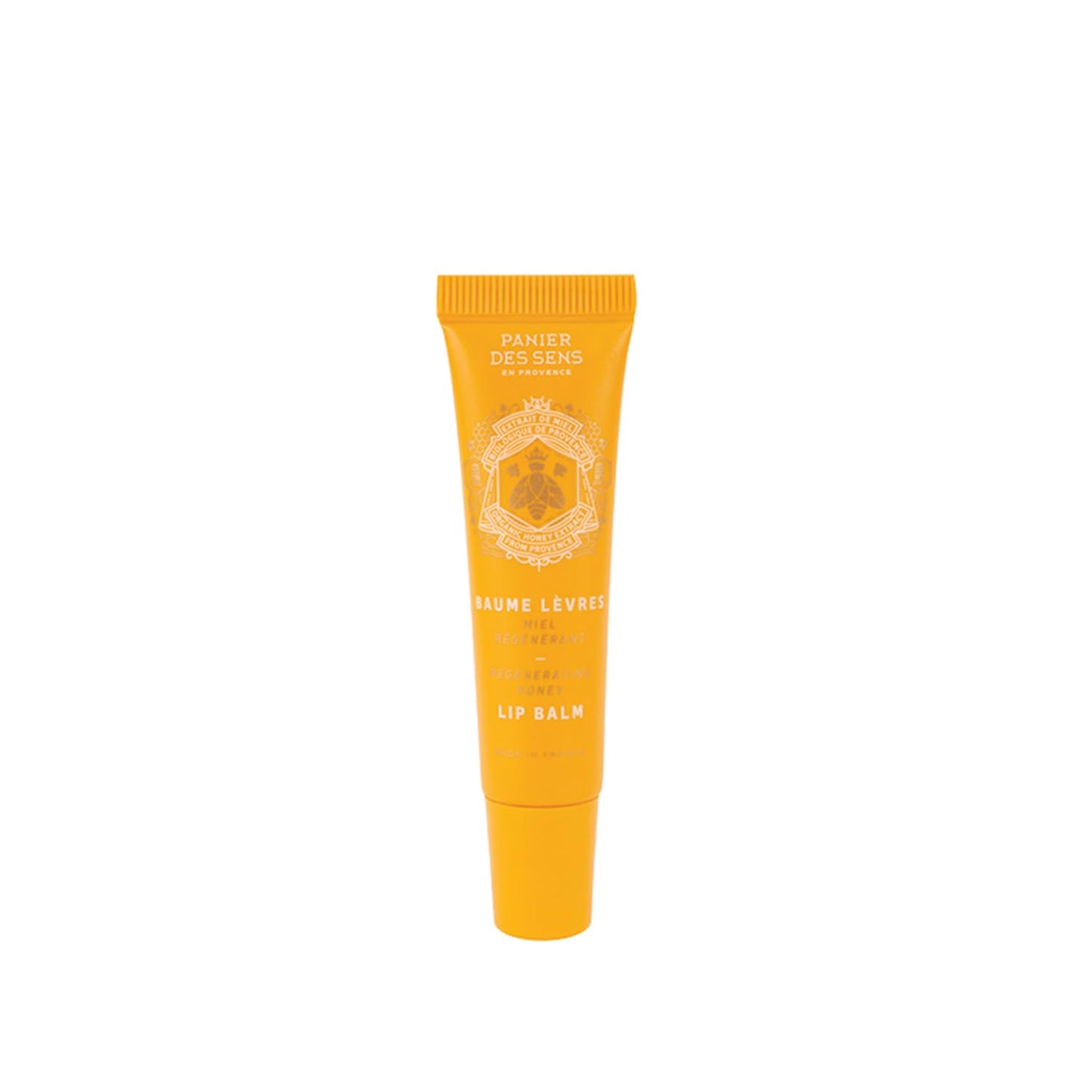 Panier des Sens - Honey Lip Balm for women - Shea butter & Honey - Lip care products - Made in France & 99% Natural Ingredients - Lip moisturizer Nourishing for Dry Lips - 0.5Floz/15ml