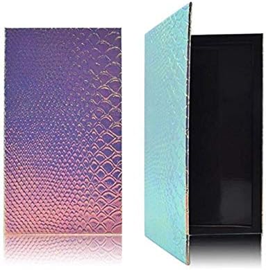 Magik Empty Mermaid Magnetic Makeup Eyeshadow Palette DIY Cosmetic Case with Free Pans (Large with 18 Pans)