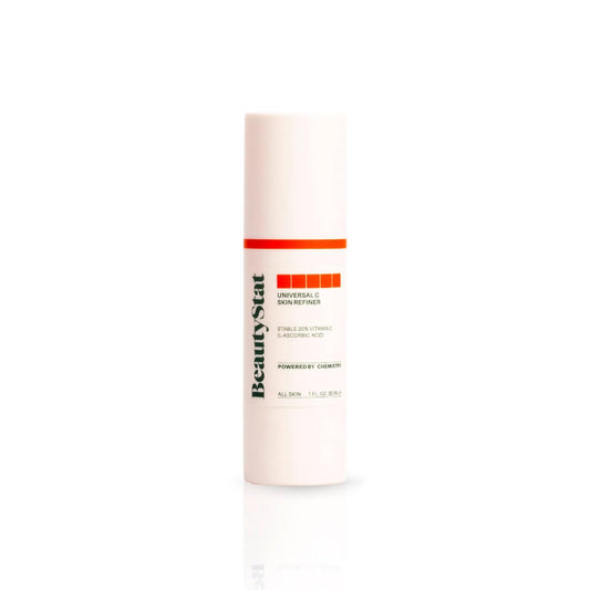 BeautyStat Universal C Refiner - Made in the USA - 20% Pure Vitamin C Serum For Face - Clinically Tested to Decrease the Look of Fine Lines and Wrinkles and Improve Firm Skin Tones - 1oz, 30ml