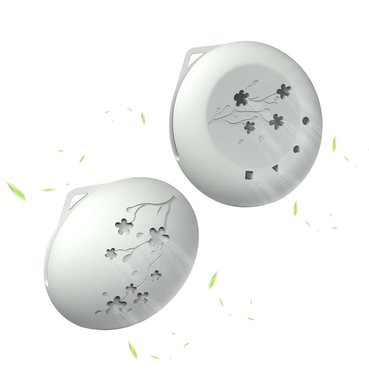 2 Pcs Makeup Sponge Holder,Beauty Blender Case, Powder Puff case, Beauty Blender Holder for Travel (Light Green)