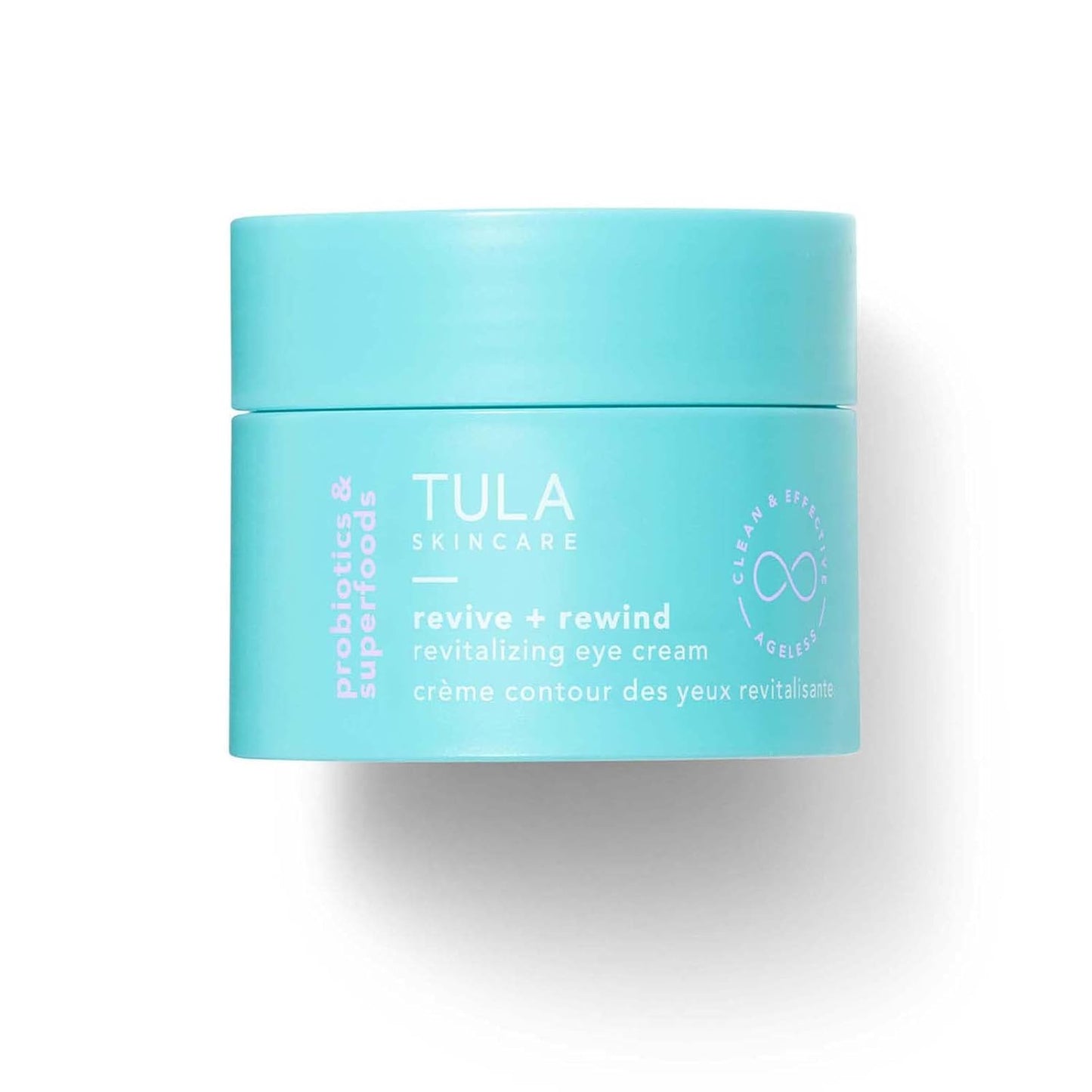 TULA Skin Care Revive & Rewind Revitalizing Eye Cream - Smooth Fine Lines, Dark Circles & Puffiness, 0.5 oz.