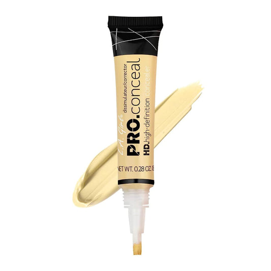 L.A. Girl Pro Conceal HD Concealer, Light Yellow Corrector, 0.28 Ounce
