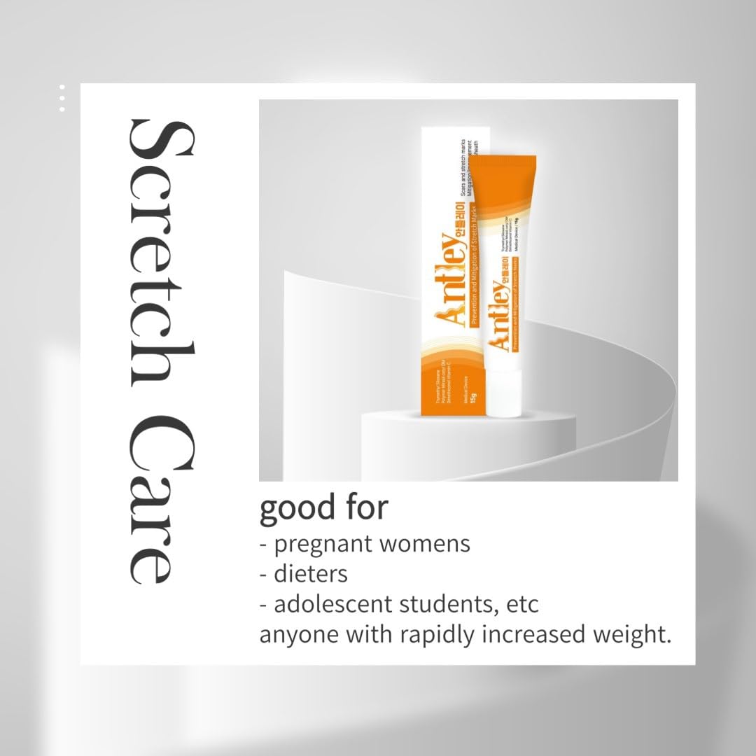 [Antley] Stretch Care Cream | Antley Ointment Gel-type | Medical Device Effective for Pregnant Dieters Adolescents (Gel Type), White