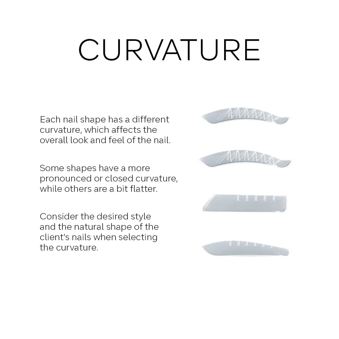 Professional Dual Forms - Full Square - 120 Units for Nail Extensions
