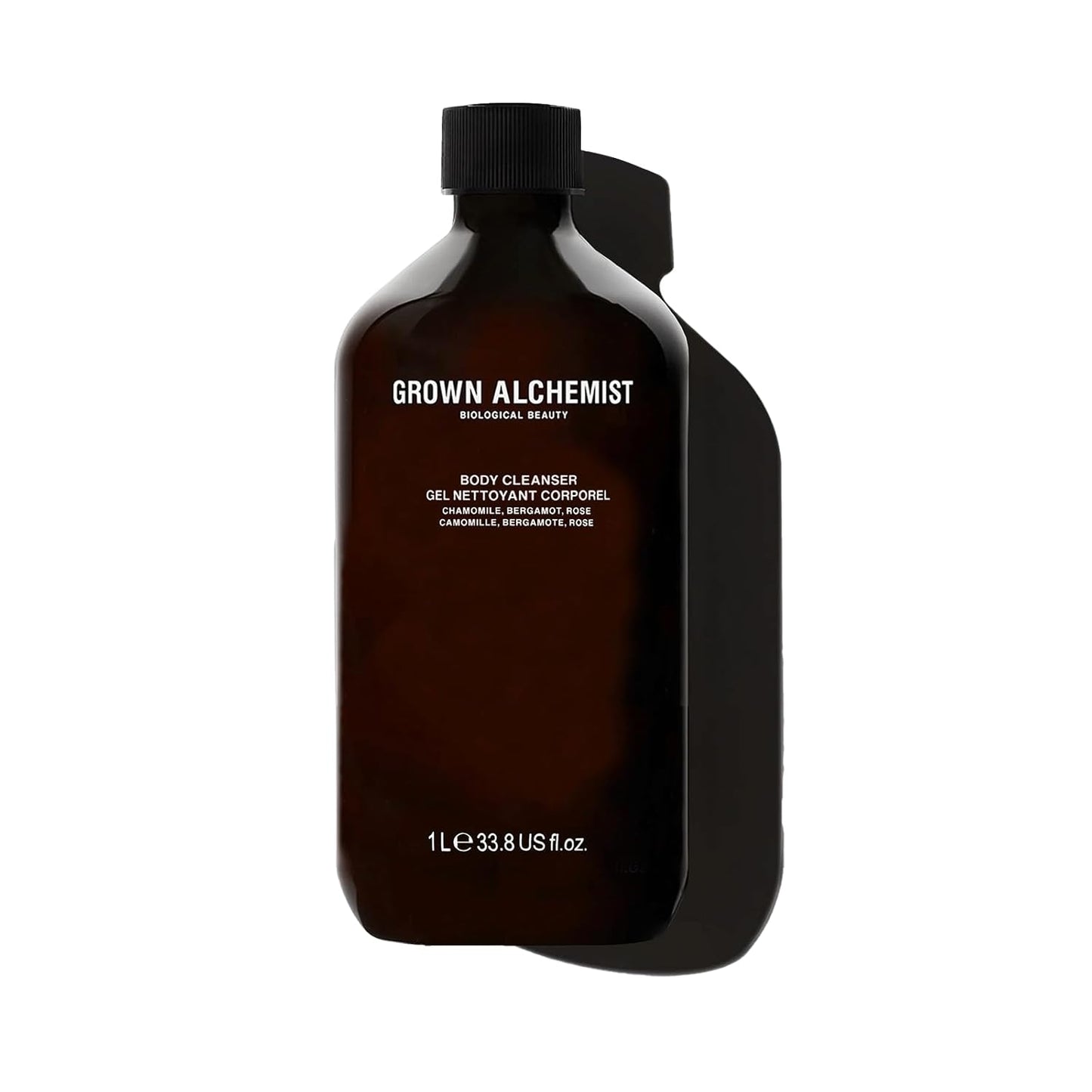 Grown Alchemist Body Cleanser REFILL: Chamomile, Bergamot & Rose Gentle Body Wash that Hydrates and Cleanses Skin (1L).