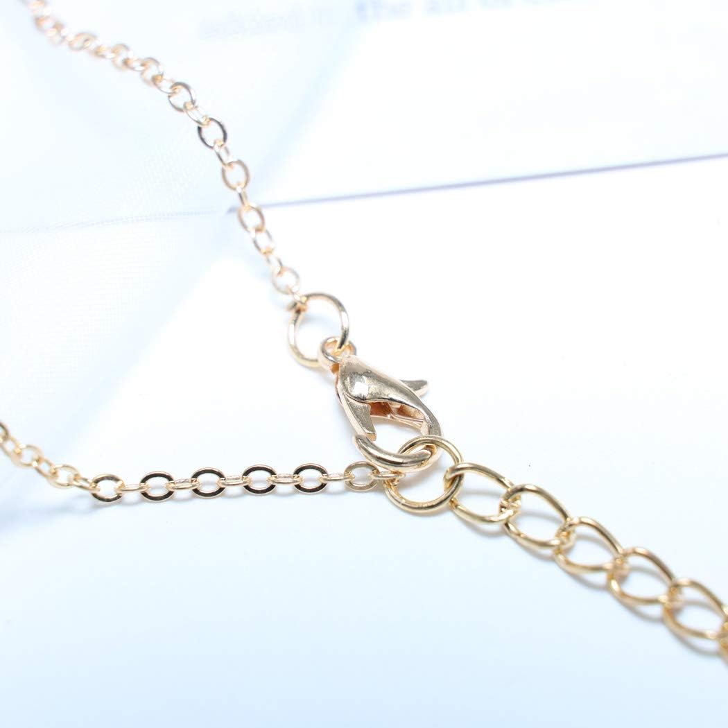 Bohemian Star Necklace Choker Small Flat Star Pendant Necklace Celestial Chain Necklace Jewelry for Women and Girls