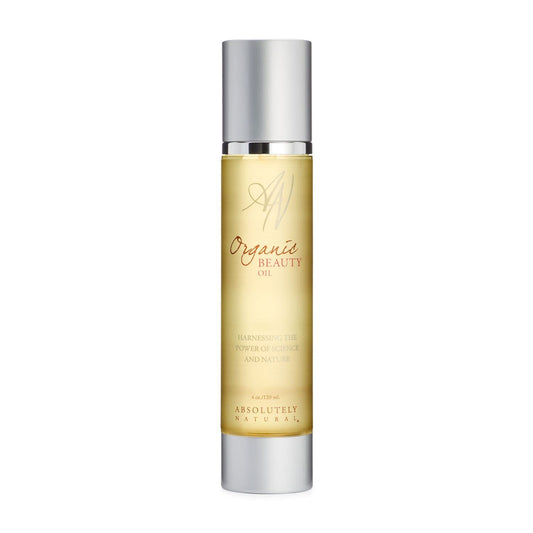 Organic Beauty Oil 4oz with Vitamin E, Olive and Rosehips Oils, Made in USA