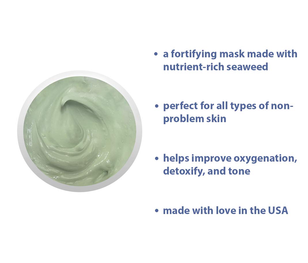 Raya Seaweed Masque (609) | Hydrating and Fortifying Facial Treatment Mask for All Non-Problem Skin | Made with Vitamins and Minerals