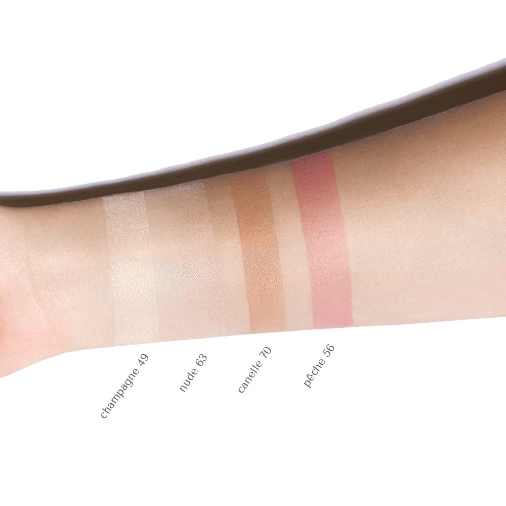 CHADO Shadows & Lights Refills – Powder | Palette Refill Pans (Compact Not Included) | Natural Face Powders for All Skin Types | Multifunctional Refills for Complexion and Eyes | Cruelty Free (Peach 56)