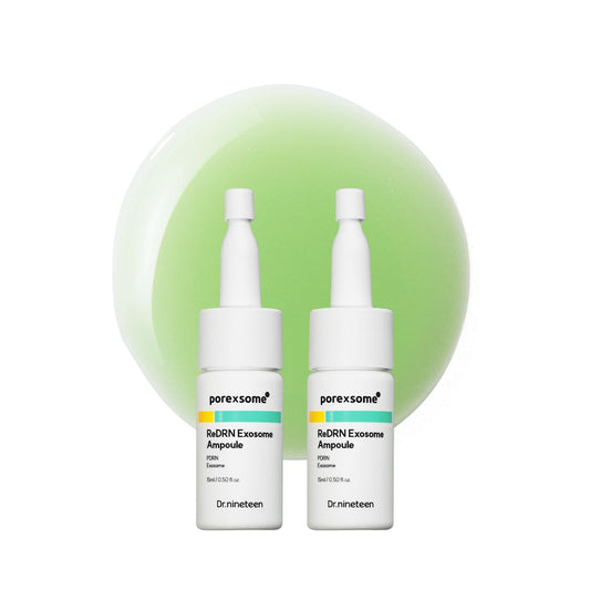 ReDRN Exosome AmpouleㅣBiome PDRN 750,000ppm + Retinol + ExosomeㅣFace Serum for Pore Tightening & FirmingㅣKorean Skin Care (0.50 fl.oz. X 2EA)
