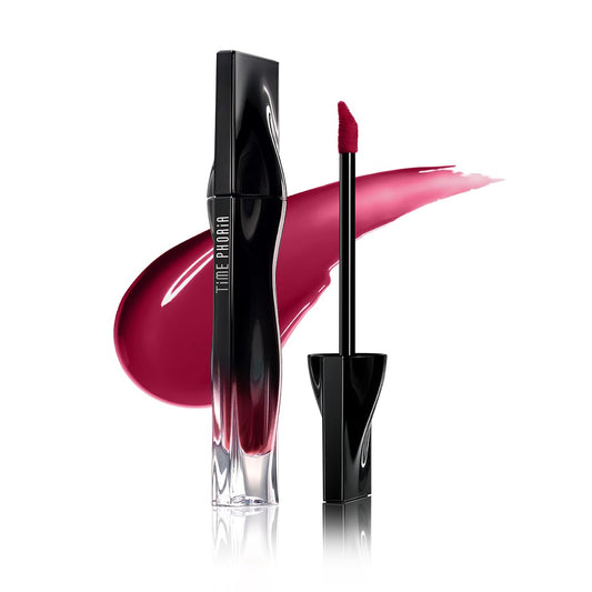 STELLAR DUST LIP STAIN-Long Lasting, Waterproof and Transferproof Lip Tint, Glossy Finish Lip Gloss, Lightweight Lipstick, High Coverage, Vivid Color (08)