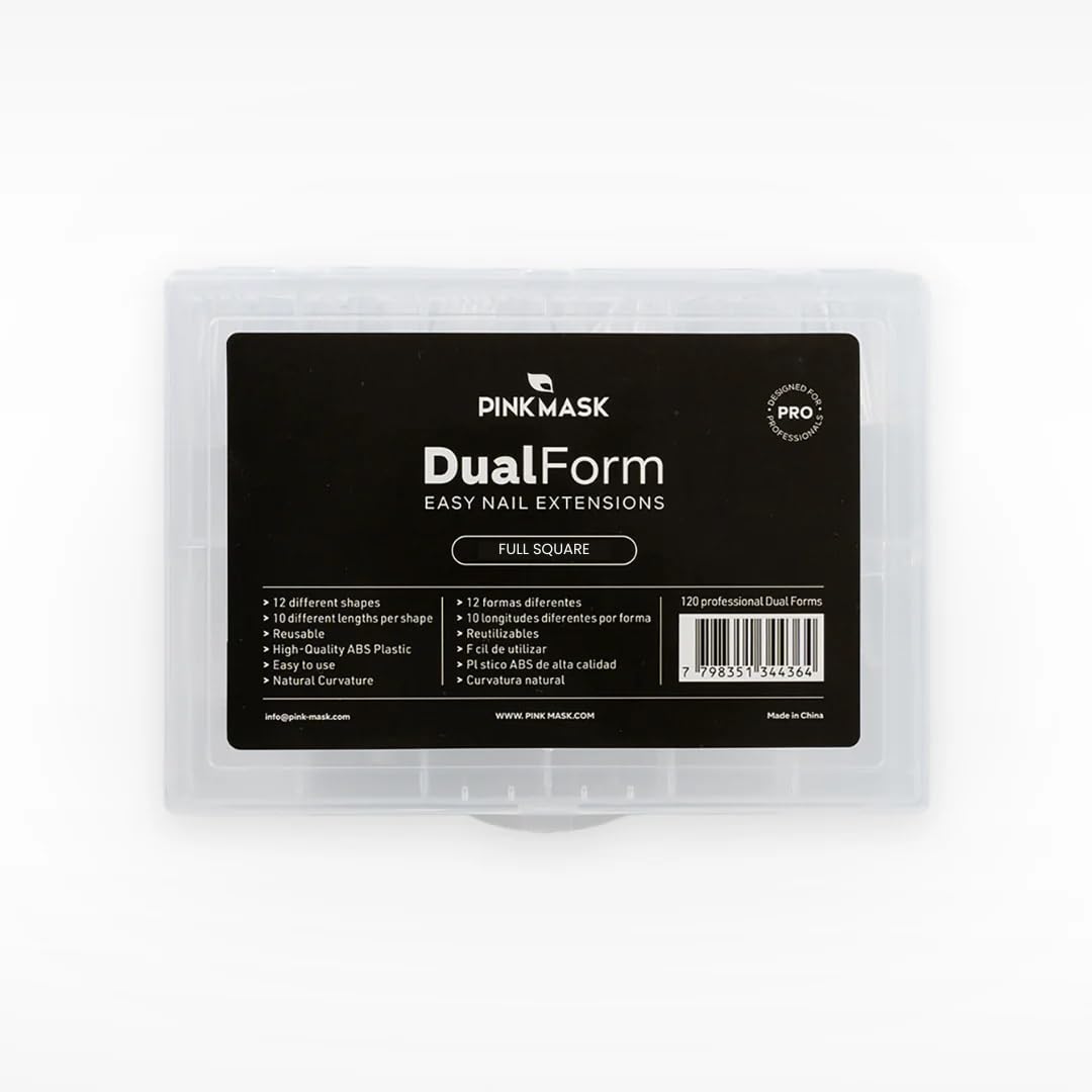 Professional Dual Forms - Full Square - 120 Units for Nail Extensions