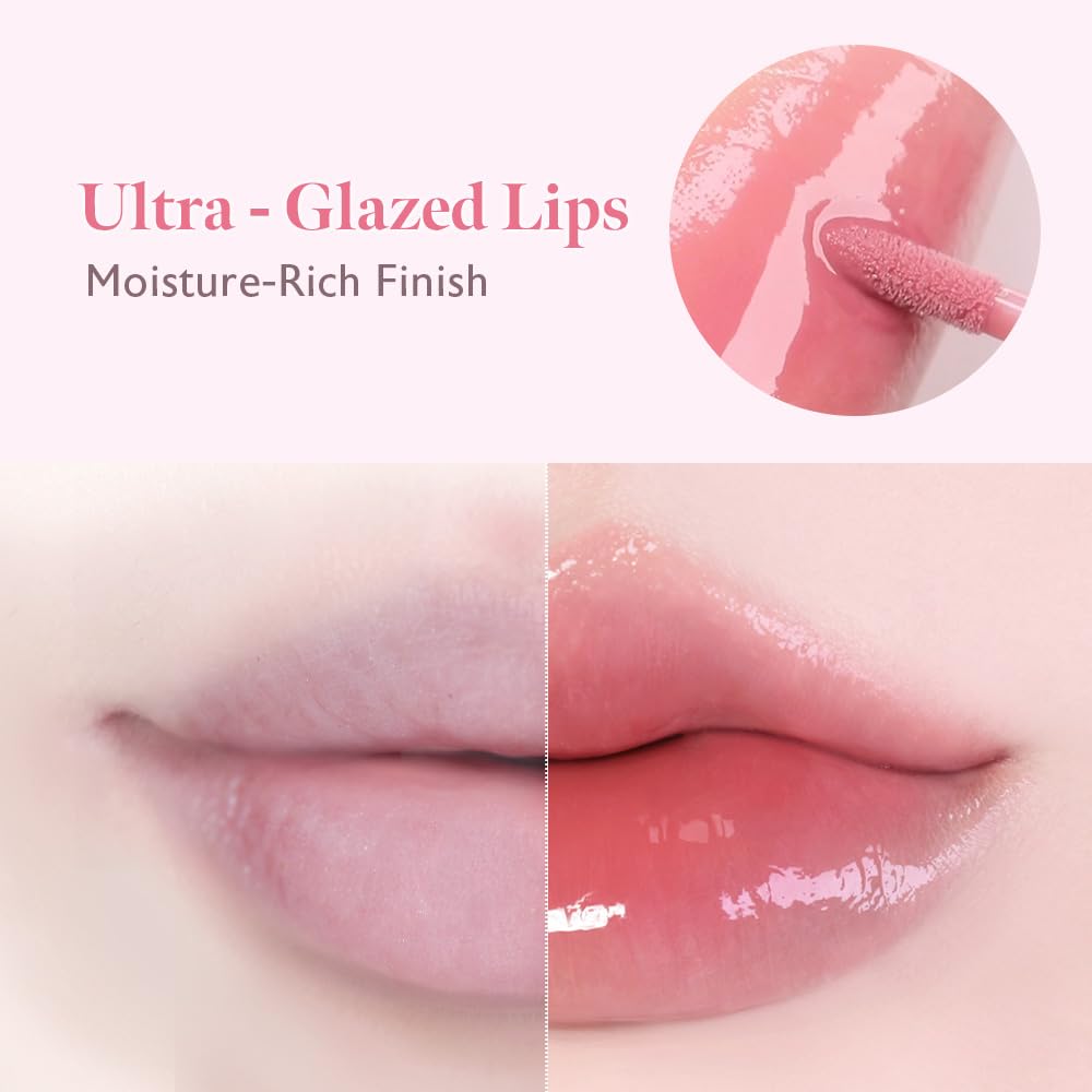 MILKTOUCH Dew Stain Sheer Lip Gloss (06 Rose Demure, 0.14 Fl Oz (Pack of 1))