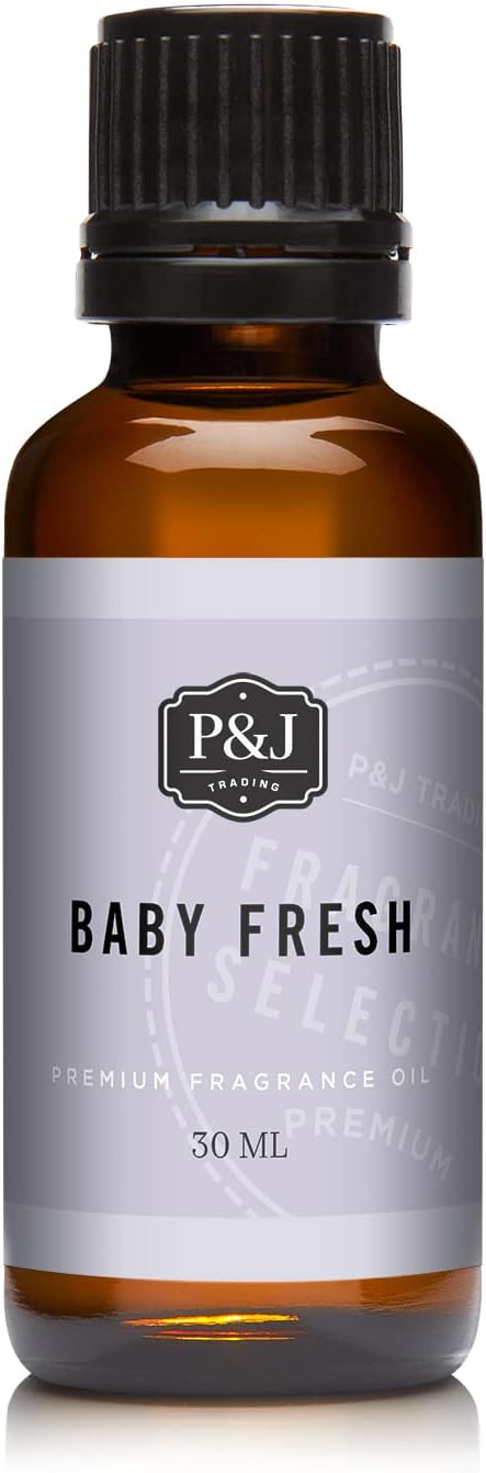 P&J Trading - Baby Fresh Scented Oil 30ml - Fragrance Oil for Candle Making, Soap Making, Diffuser Oil