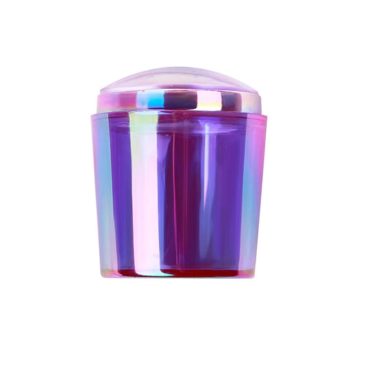 Nail Art Stamper Clear Silicone Nails Stamping Jelly with Scraper Transparent Visible Body DIY Manicure Nail Art Tool For DIY Nail Decor French Nail Manicure