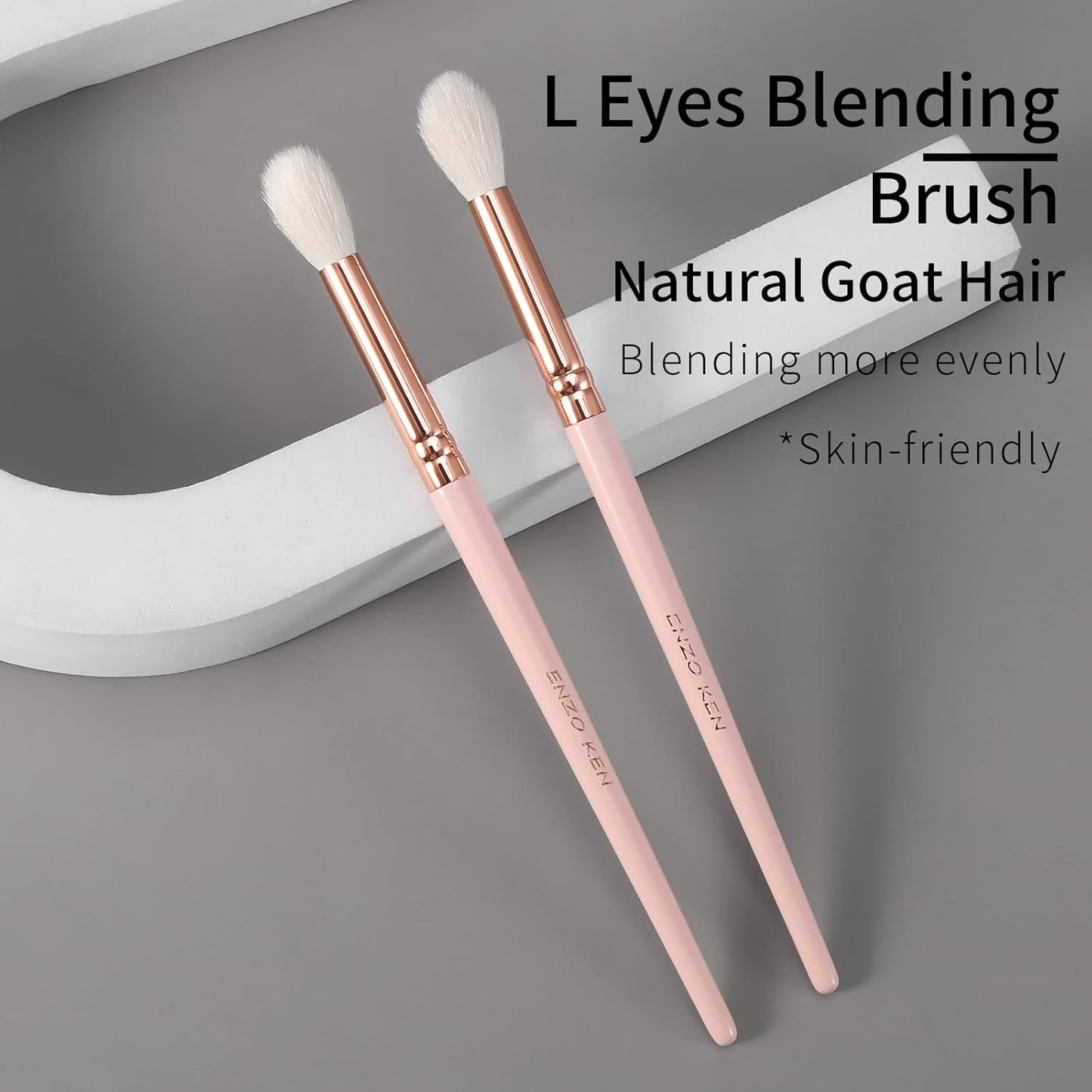 Natural Goat Hair Eyeshadow Brush, Large Blending Eye Shadow Brush, Eye Shadow Blending Brushes, Small Nose Contour Brushes, Single Natural Hair Makeup Brush, Smudge Brushes