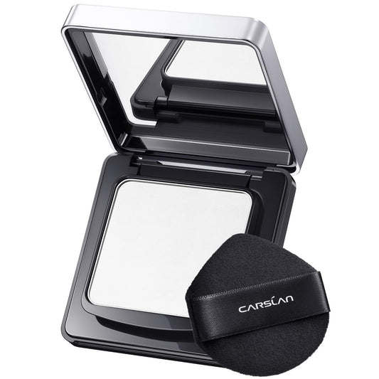 Waterproof Face Pressed Powder Compact, 24H Longlasting Oil Control Pressed Setting Powder Talc-Free Makeup, Shine Free, Poreless, Smooth, 02 for oily skin (0.28Oz)