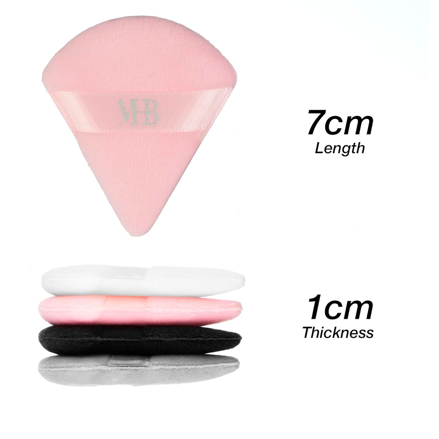 8pc Beauty Buffs Set - Teardrop Shaped Beauty Blenders Collection, Flawless Finish Makeup Sponges To Blend & Set - Cosmetic Beauty Puff Makeup Applicators Professional Beauty Tools