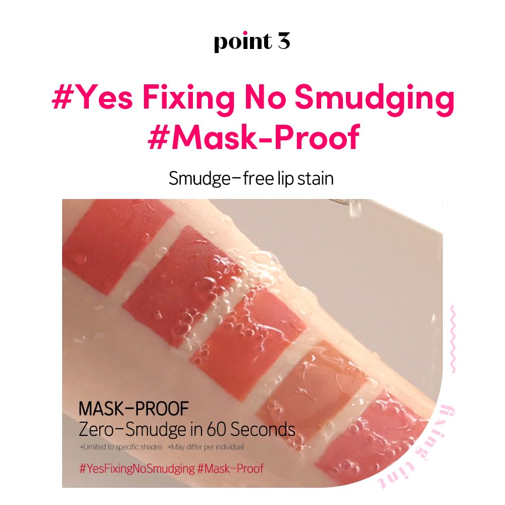 ETUDE Fixing Tint #11 Rose Blending (4g) | Long Lasting High Pigmented Liquid Lipstick | Waterproof Lightweight Matte Finish Lip Stain | Full Coverage | Korean Makeup, Kbeauty