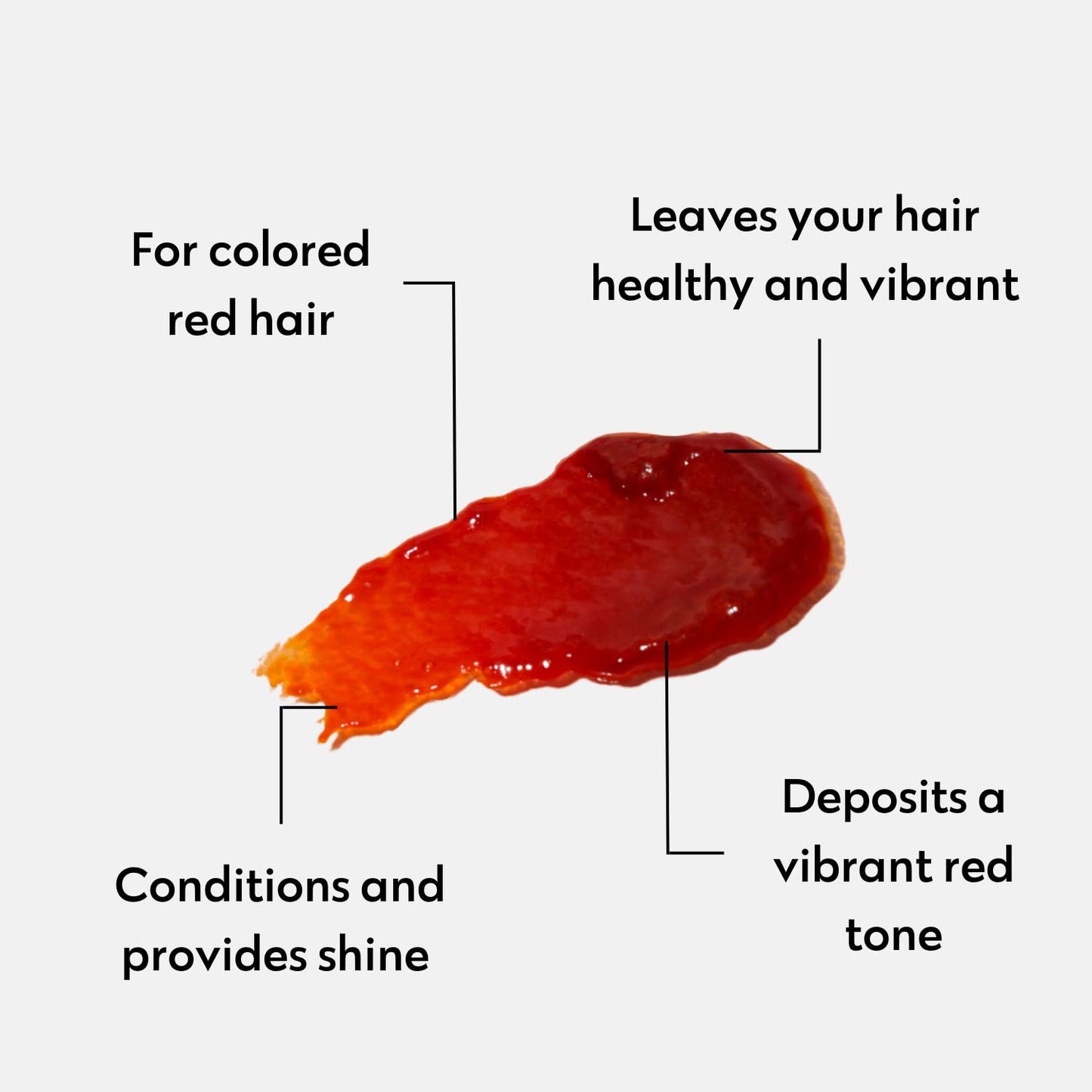 FOUR REASONS Color Mask - Red - (27 Colors) Toning Treatment, Color Depositing Conditioner, Tone & Enhance Color-Treated Hair - Semi Permanent Hair Dye, Vegan and Cruelty-Free, 6.76 fl oz