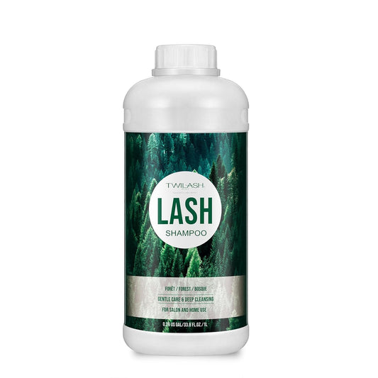 Lash Shampoo, Eyelash Cleanser for Extensions, 33.6 Fl Oz, Safe Makeup Remover, Non-irritating or Burning Formula, Eyelid Foaming Cleanser for Professional Salon and Home Use