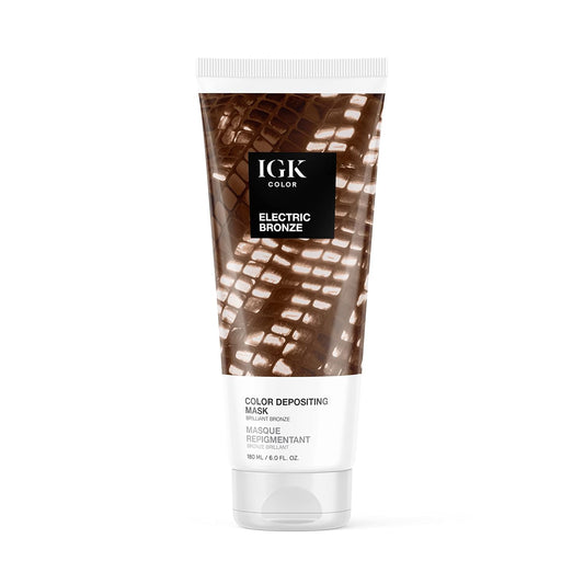 IGK Hair Gloss Toner & Color Depositing Mask | Muted Honey Semi-Permanent | Vegan + Cruelty Free | Honey Please