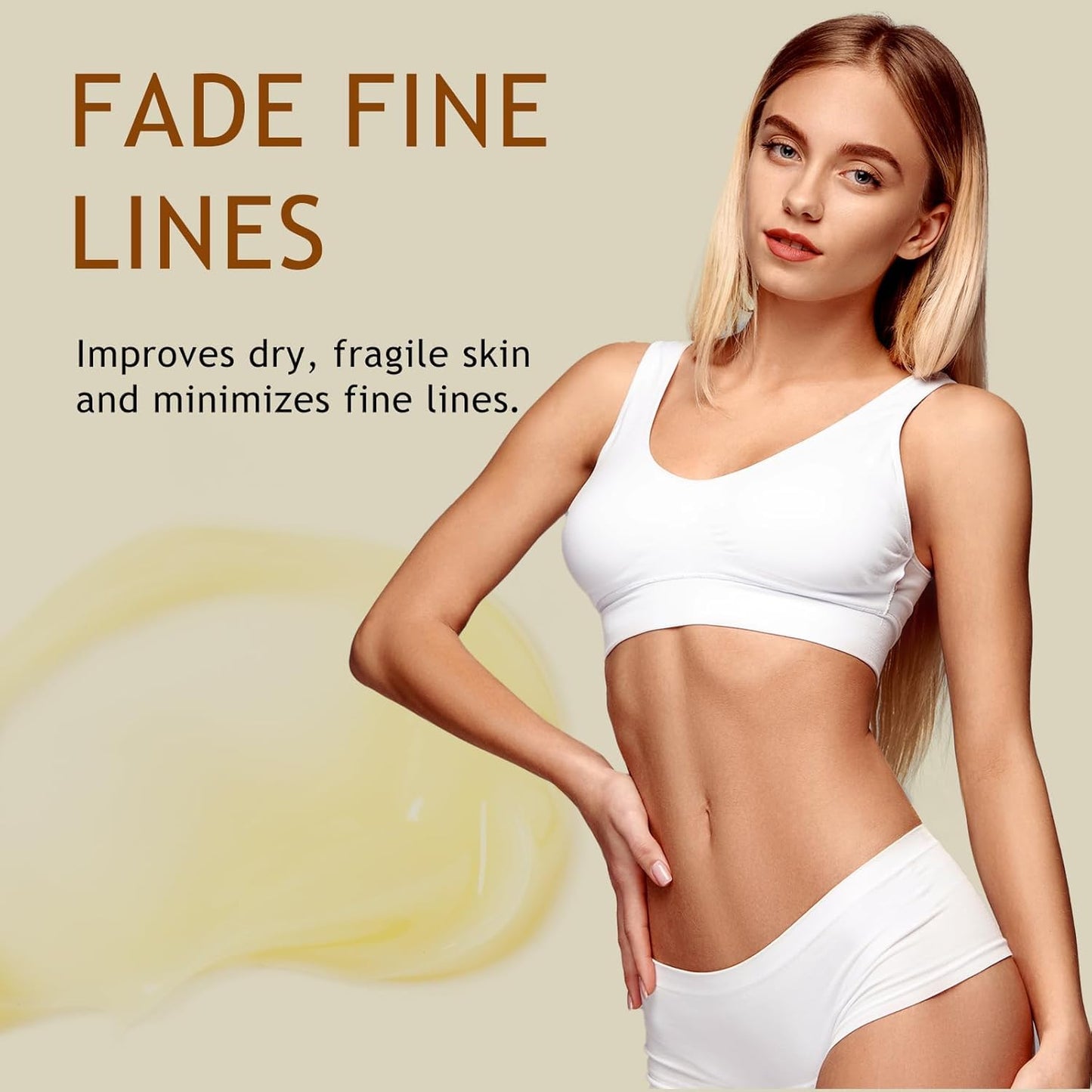 B Flat Belly Firming Cream - Stretch Mark Treatment - Clean and Gentle Belly Cream - Skin Tightening Cream for Cellulite for Stomach Mark & Thighs & Butt, Moisturizing Lifting Body Lotion