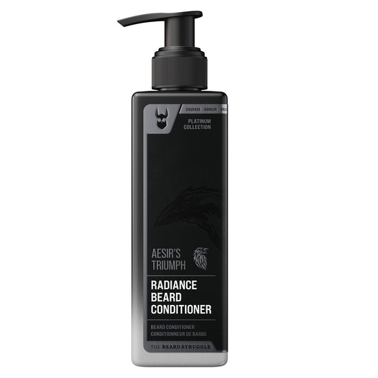 The Beard Struggle - Marksman's Beard Conditioner - Aesir's Triumph, Platinum Collection - Nourish, Softens, & Strengthens Beard - Radiance Beard Conditioner for Men (8 Fl oz)