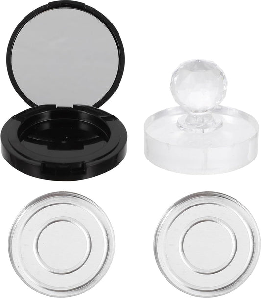FRCOLOR 1 Set Portion Tray Loose Powder Compact Case Makeup Pallete Blush Storage Case Blush Container Reusable Blush Case Diy Empty Makeup Lipstick Container Blank Abs Sample Travel