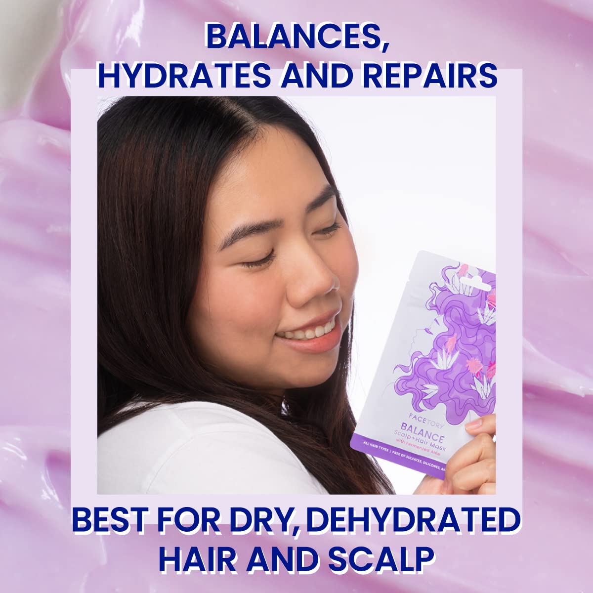 FACETORY Deluxe Self-Care Mask Bundle with 3 Nourishing Hair Masks, 7 Hydrating Face Sheet Masks, and 3 Softening Body Masks for Dry, Cracked Skin