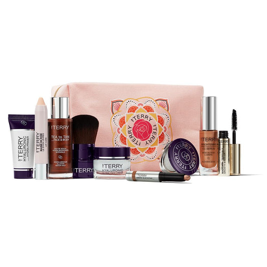 By Terry Try Me Love Me Set, 9 Makeup Products & Zipper Pouch, Face, Eyes, Lips & Skin Favorites