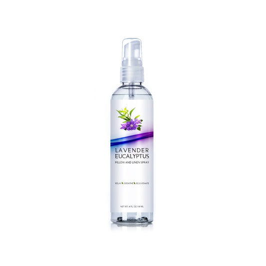 Original Lavender Eucalyptus Pillow and Linen Spray, Best Home Essential Oil Mist to Relax The Body, Fresh Clean Smell (Lavender Eucalyptus, 4oz)