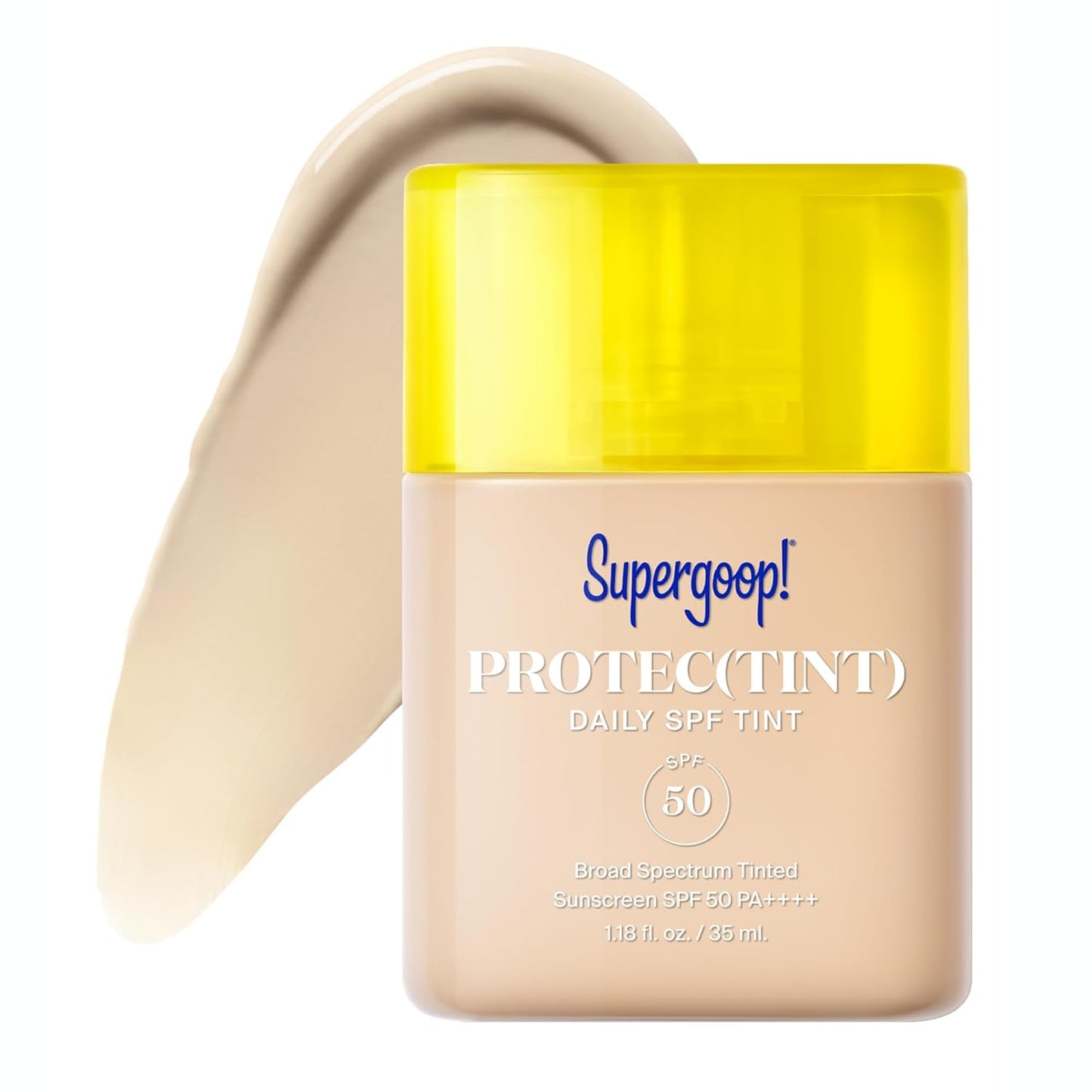 Supergoop! Protec(tint) Daily Skin Tint SPF 50 - 20C - Light, Buildable Coverage for Immediately Smooth, Even-Looking Skin - Natural Finish