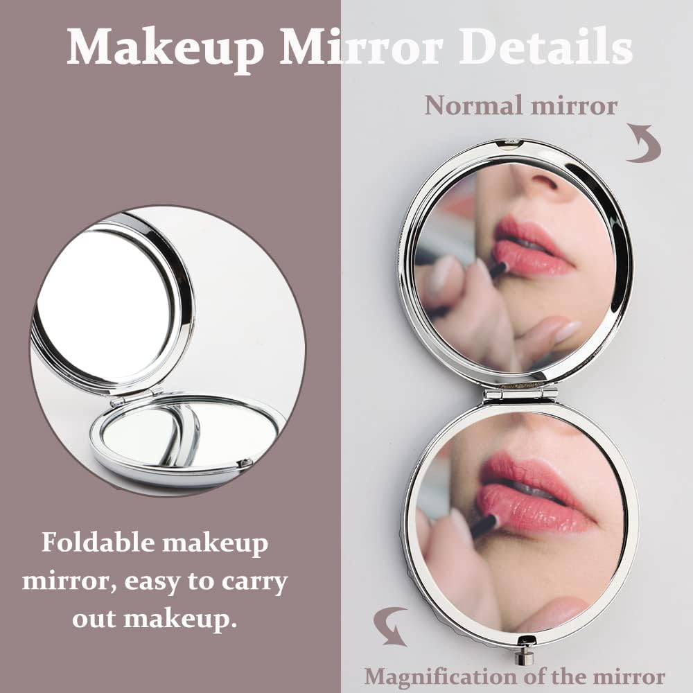 TGBJE Eye Lash Pocket Mirror Lashes Girl Gift I TEND to Lash Out Compact Mirror for Women Girls Beautician Gift (lash out mirror)