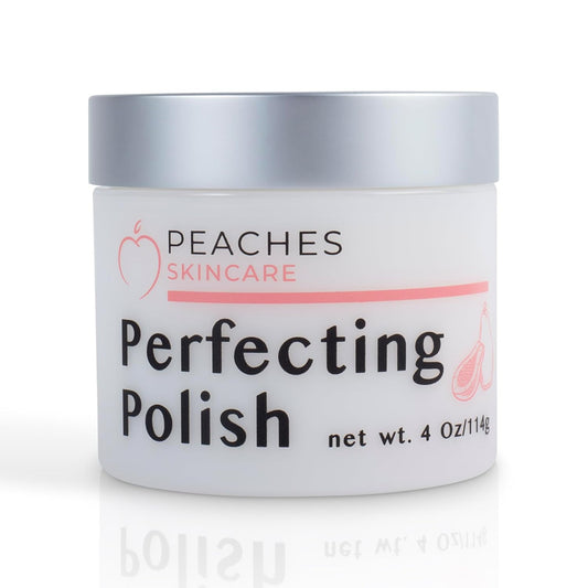 Vegan Exfoliating Scrub – Gentle Face Exfoliator for Delicate Skin with Sugar, Lavender, and Arnica Montana – Helps Improve Skin Texture and Clarity – Perfecting Polish (4 oz)