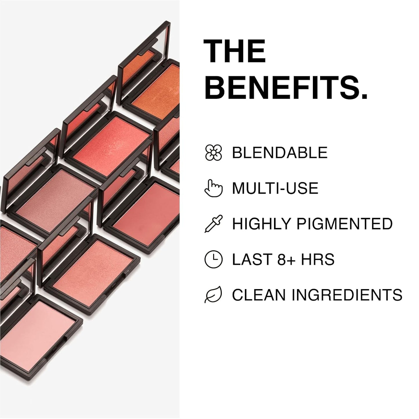 Makeup Powder Blusher - "Tantrum" - 4g / 0.141oz - Pigmented, Buildable, Lightweight Powder Blush for a Radiant, Healthy, Natural Glow. Versatile Shades - Pink, Coral, Peach & Golden Hues