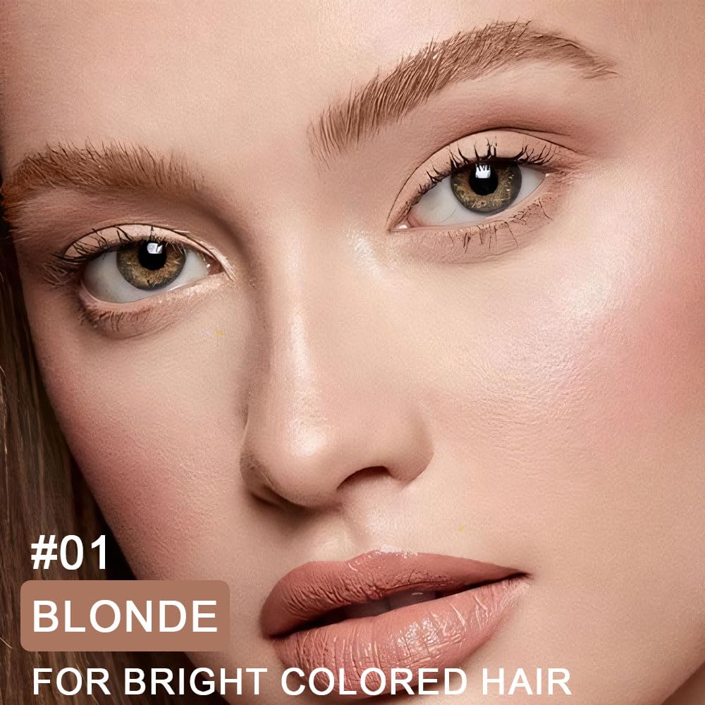 Kaely Eyebrow Gel Waterproof,Longwear Tinted Eye Brow Mascara,Eyebrow Color Makeup kit,maquillaje gel para cejas a prueba de agua,Long Lasting Eyebrows Vegan cosmetics,01 Blonde