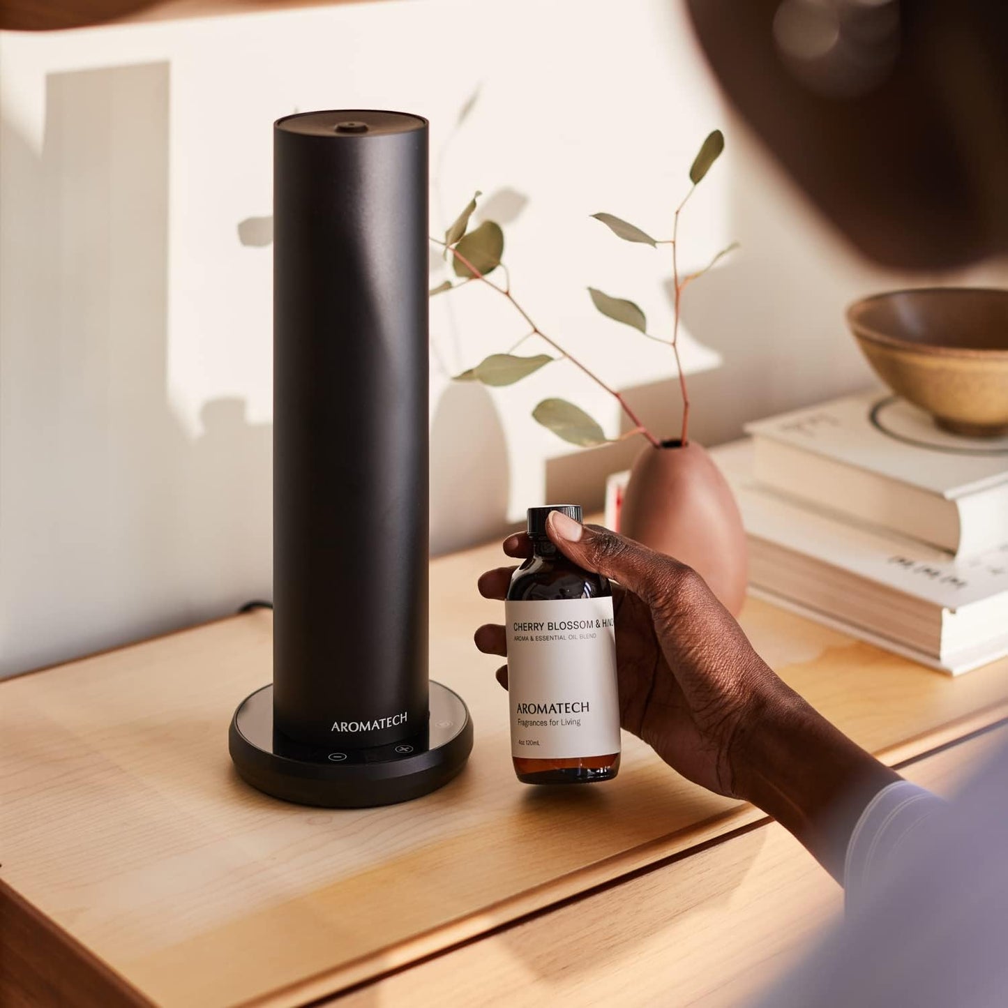 AromaTech Cherry Blossom & Hinoki Aroma Oil for Scent Diffuser - 10 Milliliter