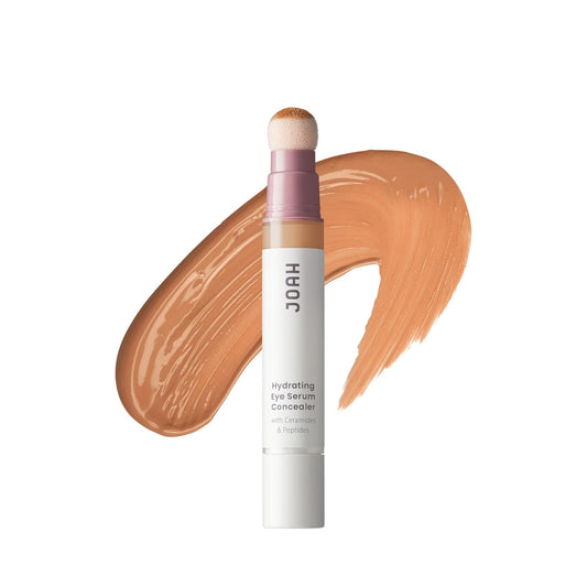 JOAH Perfect Complexion Under Eye Concealer and Serum, Korean Makeup, Hydrating Under Eye Serum Concealer Stick for Dark Circles and Puffiness, Peptide Serum with Medium Coverage