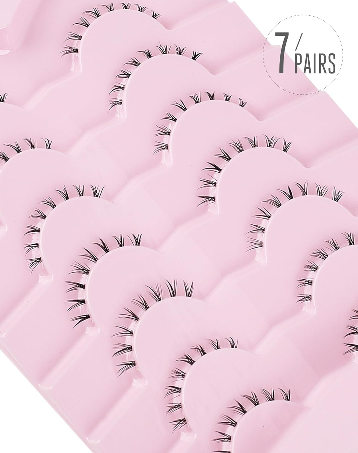 Bottom Lashes Bottom Eyelashes False Lower Lashes Fake Bottom Eyelashes 7 Pairs Bottom-3